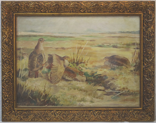 gerahmt lässt nicht erkennen, dass die Lw. etwas beschnitten  (ausgeschnitten) wurde