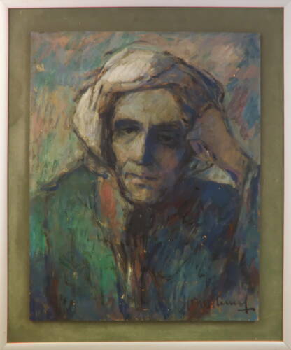 Öl / Sperrholz, HxB 50x40 cm, sign.