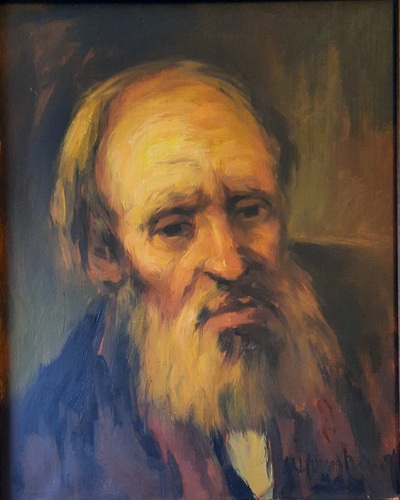 Öl / Lw., HxB 50x40 cm, sign.