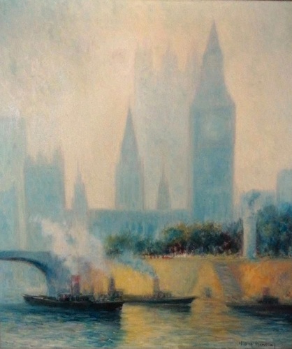 Öl / Lw., HxB 80x70 cm, sign.