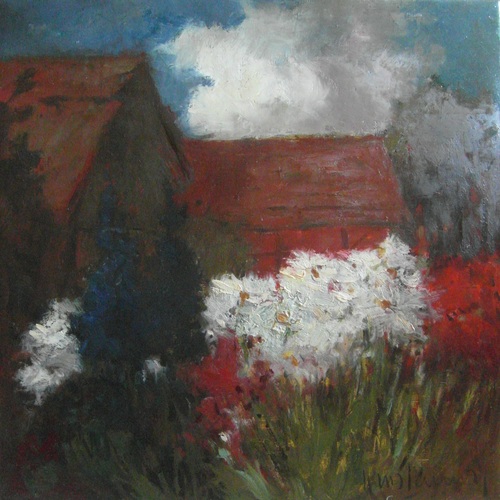 Öl / Lw., H=B 70x70cm, sign.