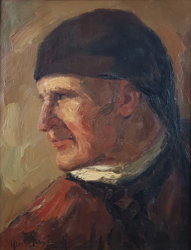 Öl / Lw., HxB 50x40 cm, sign.