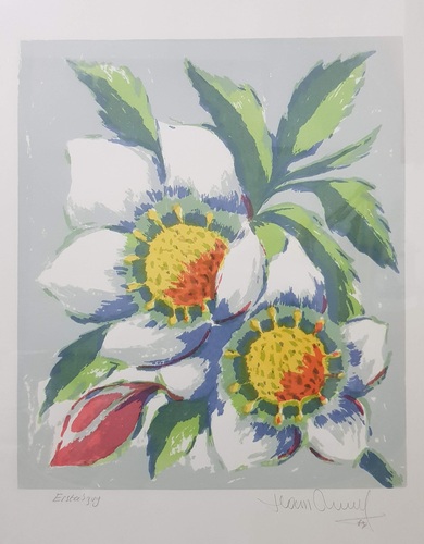 Farb-Siebdruck / Papier, HxB 40x33,8 cm, sign./dat. 89