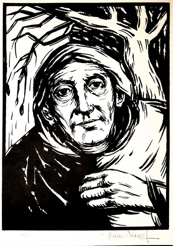 HxB 41,4 x 29,7 cm (Druckbereich: 37,7 x 27,7 cm), sign./Abzug 95/555, für AEG 1987