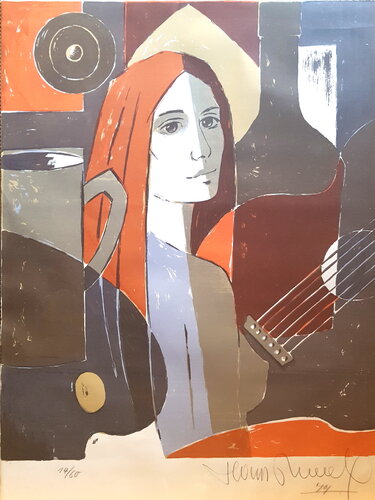 Farb-Lithogr. / Papier, 14/60, HxB 58x48, sign./datiert 79 